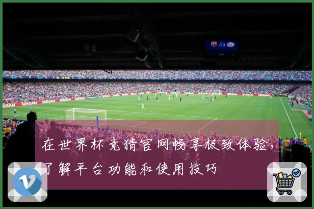 在世界杯竞猜官网畅享极致体验，了解平台功能和使用技巧